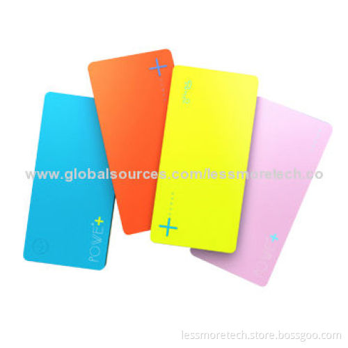 Dual USB Port Power Banks with Polymer 8,000mAh, Colorful Private